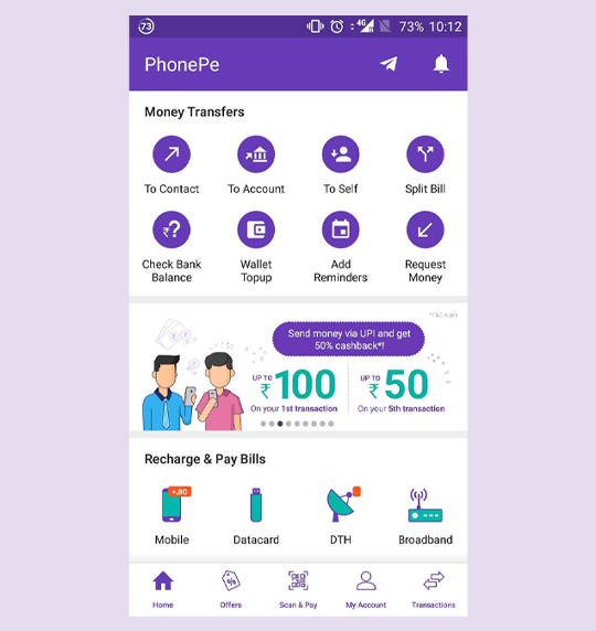 How to withdraw money using PhonePe