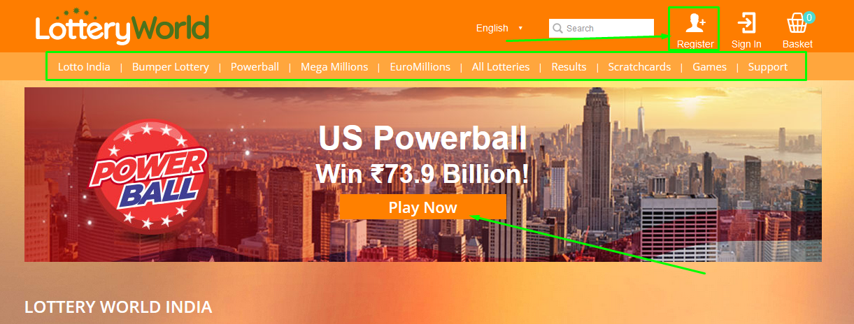 Lottery world india