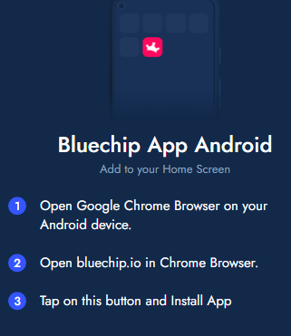 Download and Install BlueChip App on Android