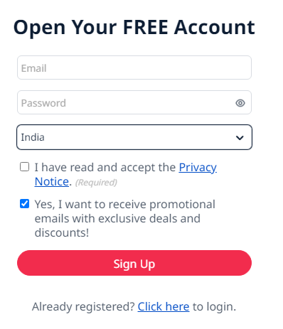 LottoSmile Open Your FREE Account